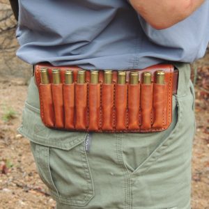 Leather Open Cartridge Pouch 10 Rounds