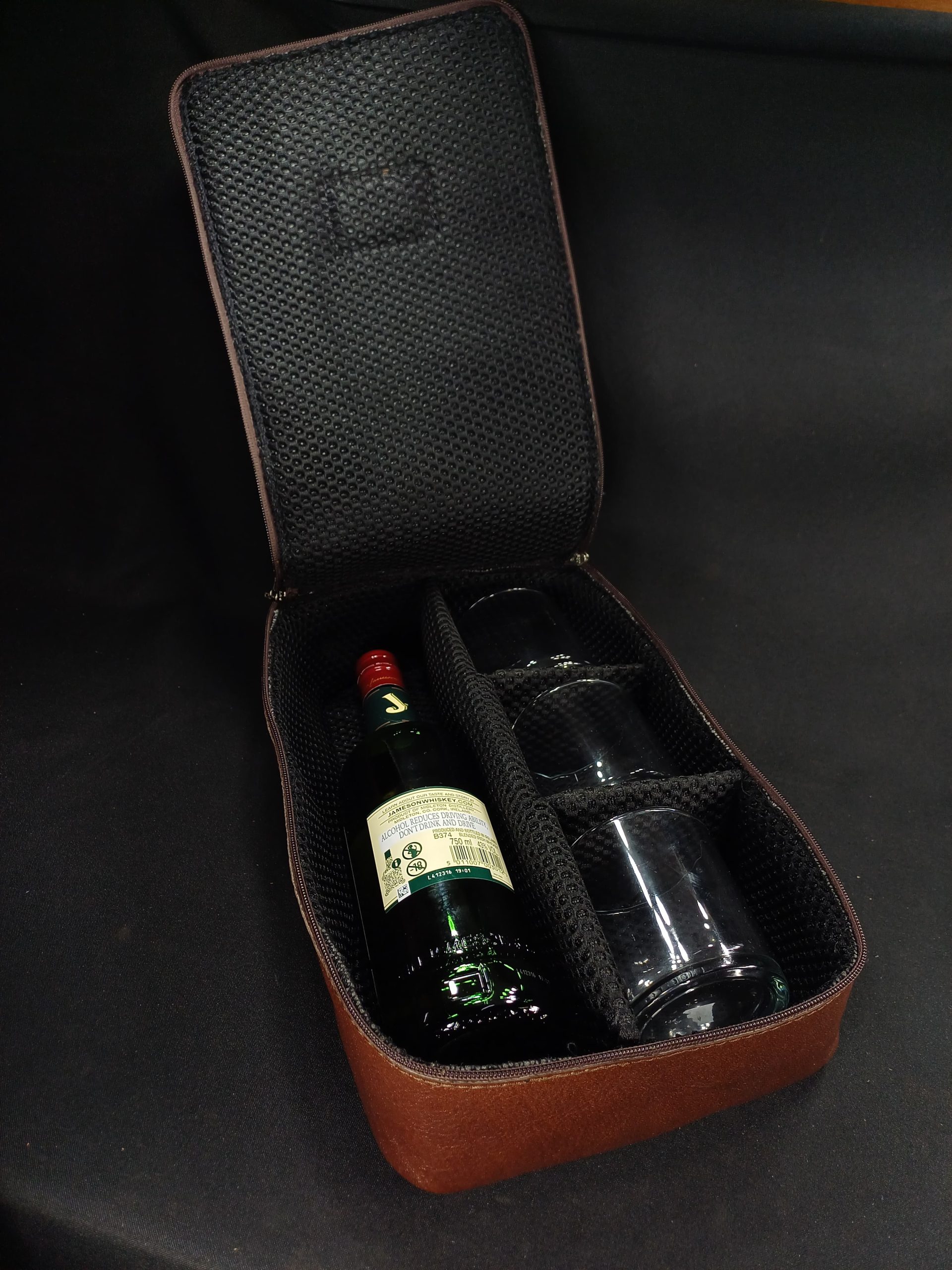 Liquor bottle and Glasses Carrier