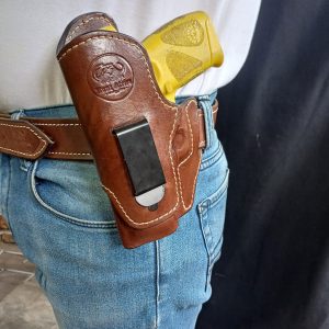 Leather Pistol Holster Dual Carry (OWB & IWB)