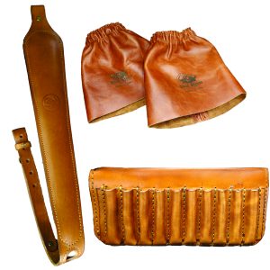 Standard Padded Rifle Sling, 10 Round ammo pouch & Pull Over Gaiters