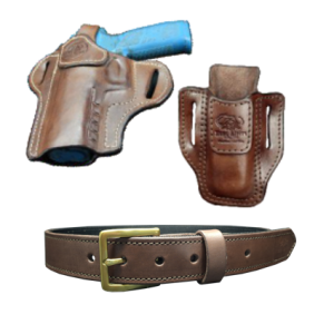 38mm Tactical Lite Belt, Pancake & Strap Holster & Single open mag pouch
