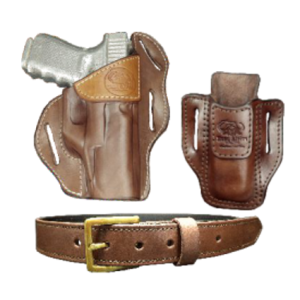 38mm Tactical Lite Belt, Vertical & Incline Holster & Single Mag Pouch